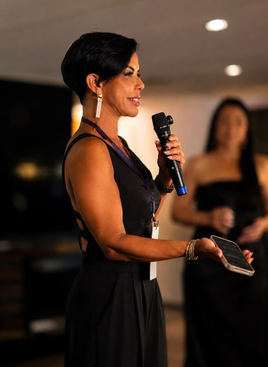 Daniele Couy em evento